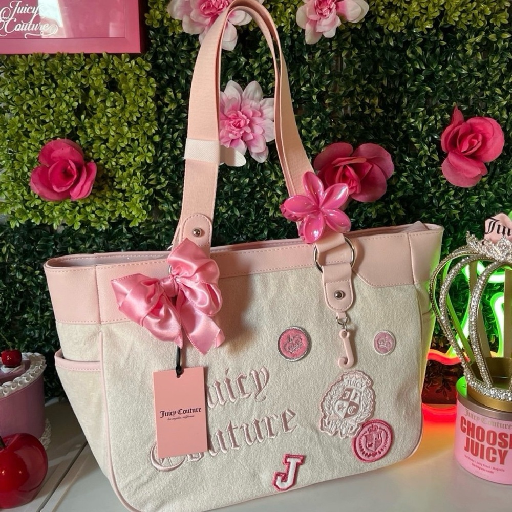 🩷🍒Juicy couture juicy girls rule tote -large